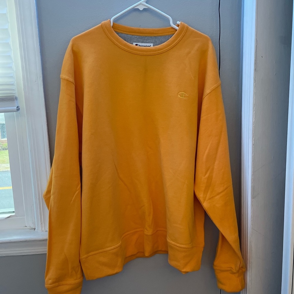 Yellow Champion Crewneck